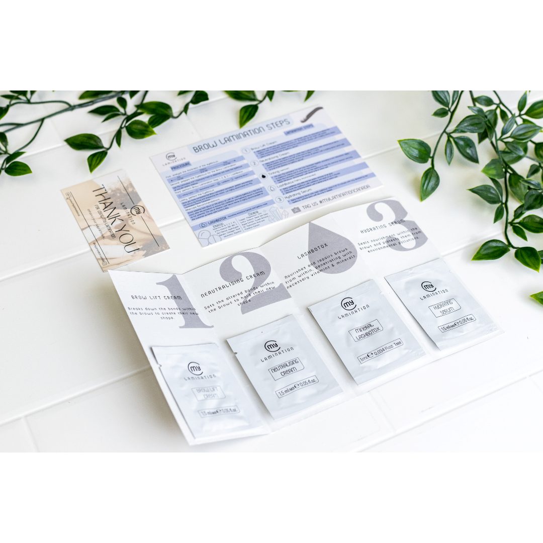 Trousse D’Échantillons Rehaussement De Cils
